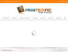 Tablet Screenshot of frostechnic.com